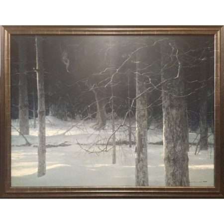 Midnight Black Wolf by artist Robert Bateman