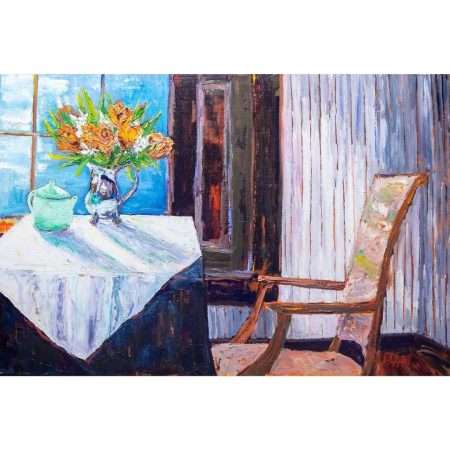 Reflections original art by artist Pat McGoey
