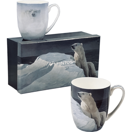 Robert Bateman Polar Bear Mugs set of 2