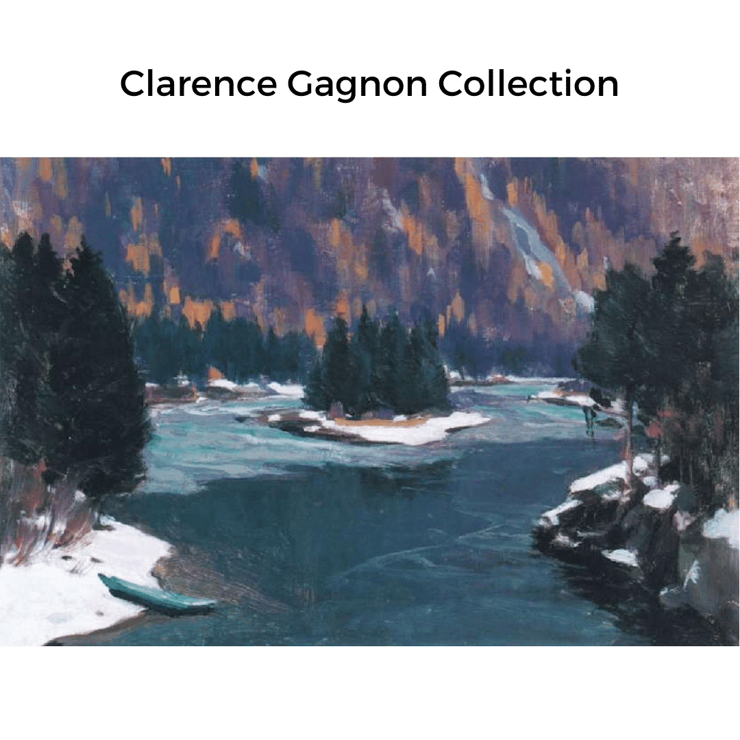 Clarence Gagnon print artwork collection