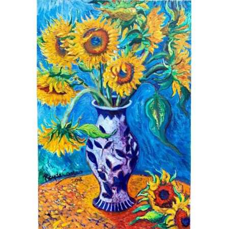 Sunflower Bouquet by artist Pili Rey