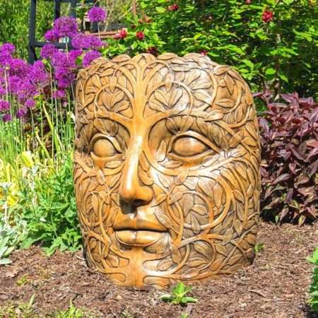 Giant Leaf Maiden Garden Art Sculpture