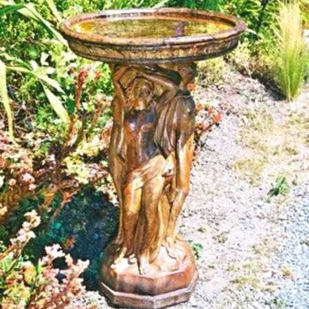 Three Graces Bird Bath Garden Art Statue