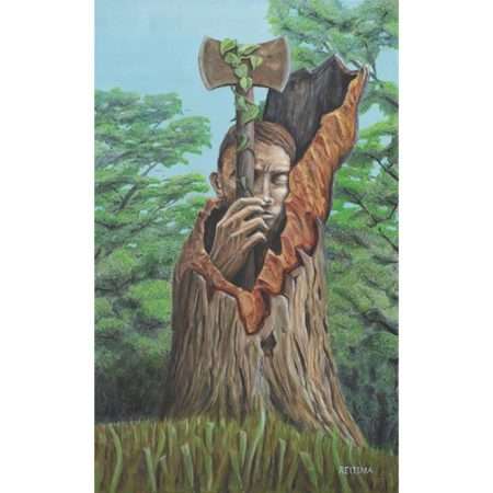 Paul Bunyan Memorial (Original Art)