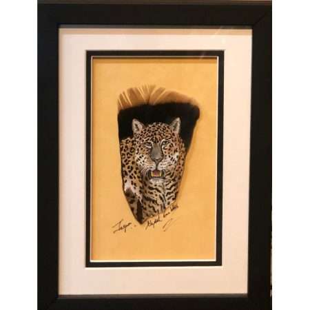 Jaguar Feather Art