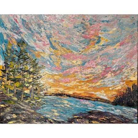 Glimmering Shoreline Georgian Bay (Original Art)