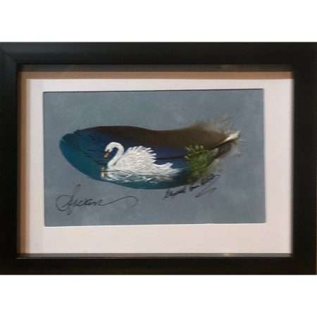 Swan Feather Art