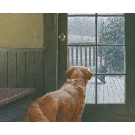 Observing Christmas (canvas print)