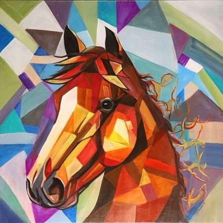 Dancing Horse - Warm (Original Art)