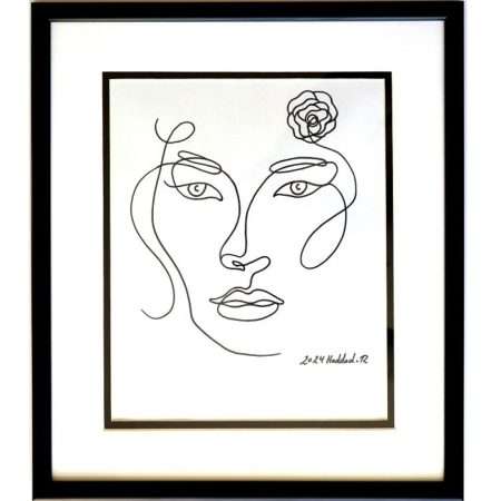 Flower Face (Original Line Art)