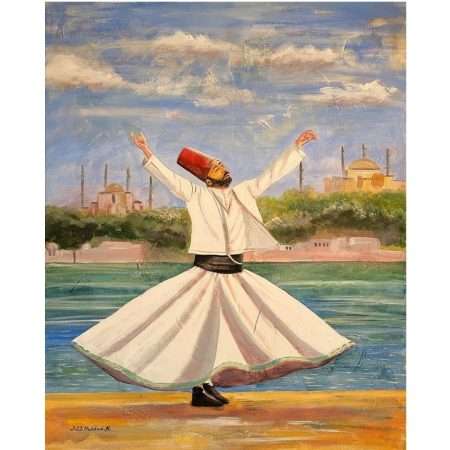 Whirling Dervish 2 (Original Art)